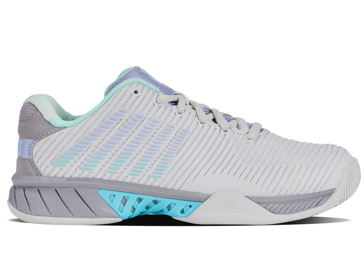 KSwiss Hypercourt Express 2 Cloud/Gray/Purple Women's Shoe