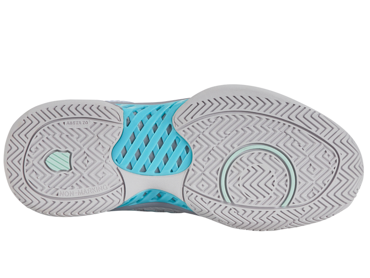 KSwiss Hypercourt Express 2 Cloud/Gray/Purple Women's Shoe