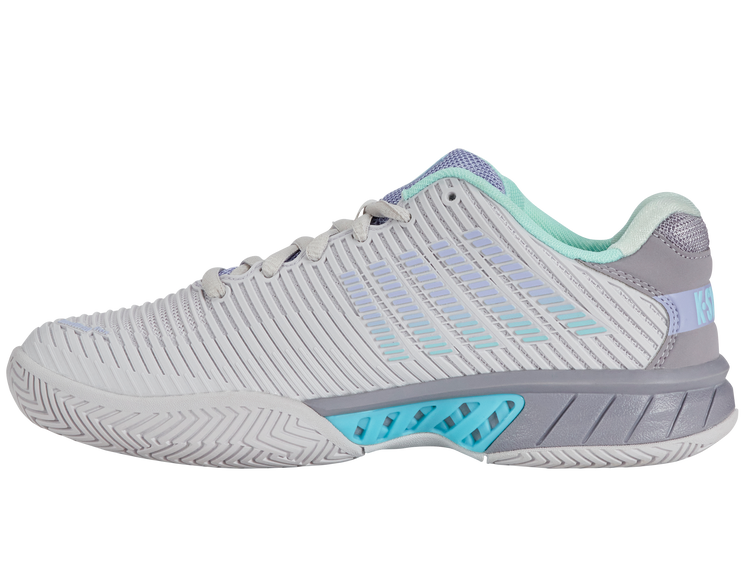 KSwiss Hypercourt Express 2 Cloud/Gray/Purple Women's Shoe