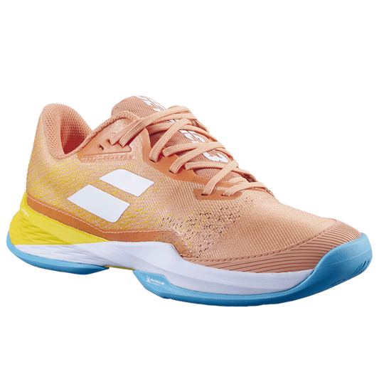 Babolat Jet Mach 3 Coral/Gold Junior Shoe
