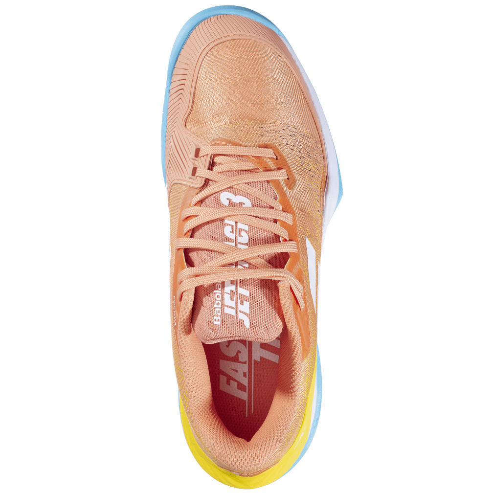 Babolat Jet Mach 3 Coral/Gold Women's Shoe