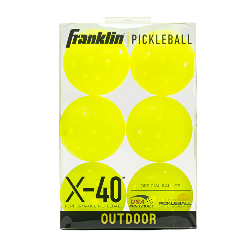 Franklin X-40 Outdoor Pickleball (6 Pack)