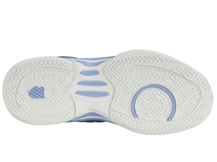 KSwiss Hypercourt Express 2 White/Blue Junior Shoe