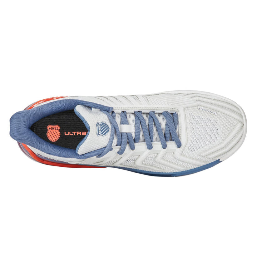 KSwiss Ultrashot 4 White/Infinity/Scarlet Men's Shoe