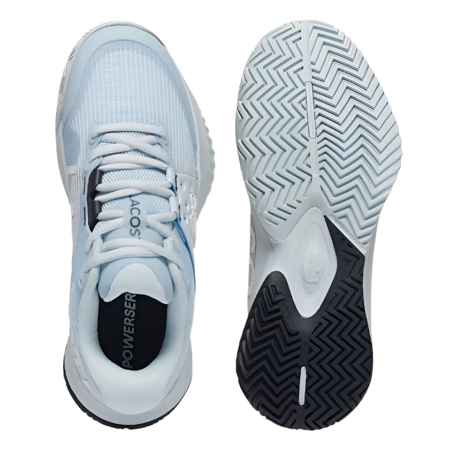 Lacoste Power Serve Light Blue/Navy Women's Shoe