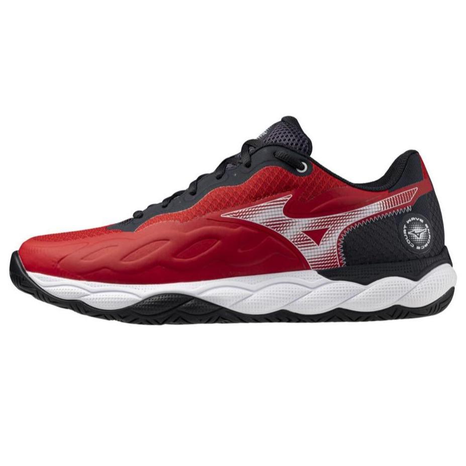 Mizuno Wave Enforce Court AC Salsa/White Men's Shoe