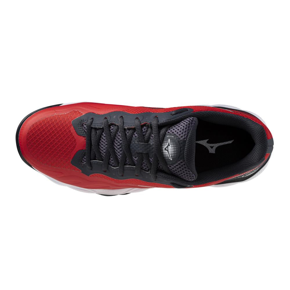 Mizuno Wave Enforce Court AC Salsa/White Men's Shoe