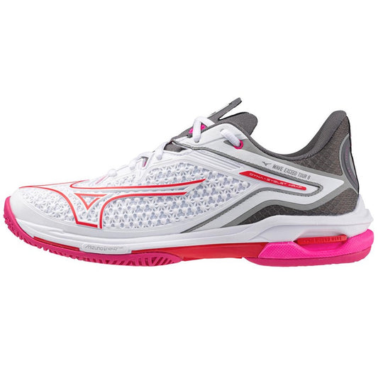 Mizuno Wave Exceed Tour 6 White/Red Women's Shoe