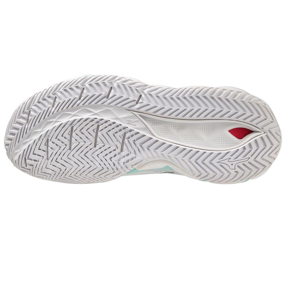 Mizuno Wave Enforce Tour AC White/Tanager Turquoise Women's Shoe