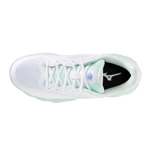 Mizuno Wave Enforce Court AC White/Blue Women's Shoe