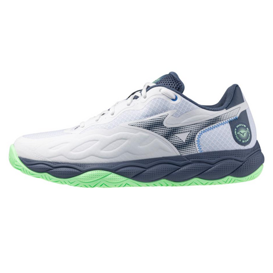 Mizuno Wave Enforce Court AC White/Indigo Men's Shoe