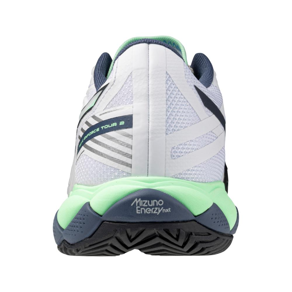 Mizuno Wave Enforce Tour 2 AC White/Neo Mint Men's Shoe