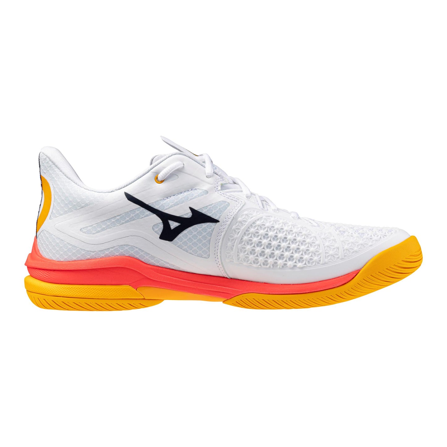 Mizuno Wave Exceed Tour 6 Moroccan White/Coral Men's Shoe