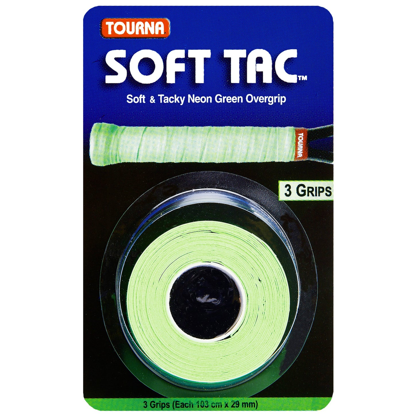 Tourna Soft Tac Overgrip - 3 Pack