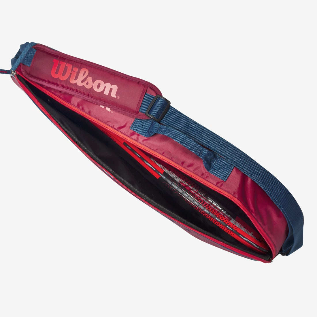 Wilson Junior 3-Pack Tennis Bag Red/Infrared