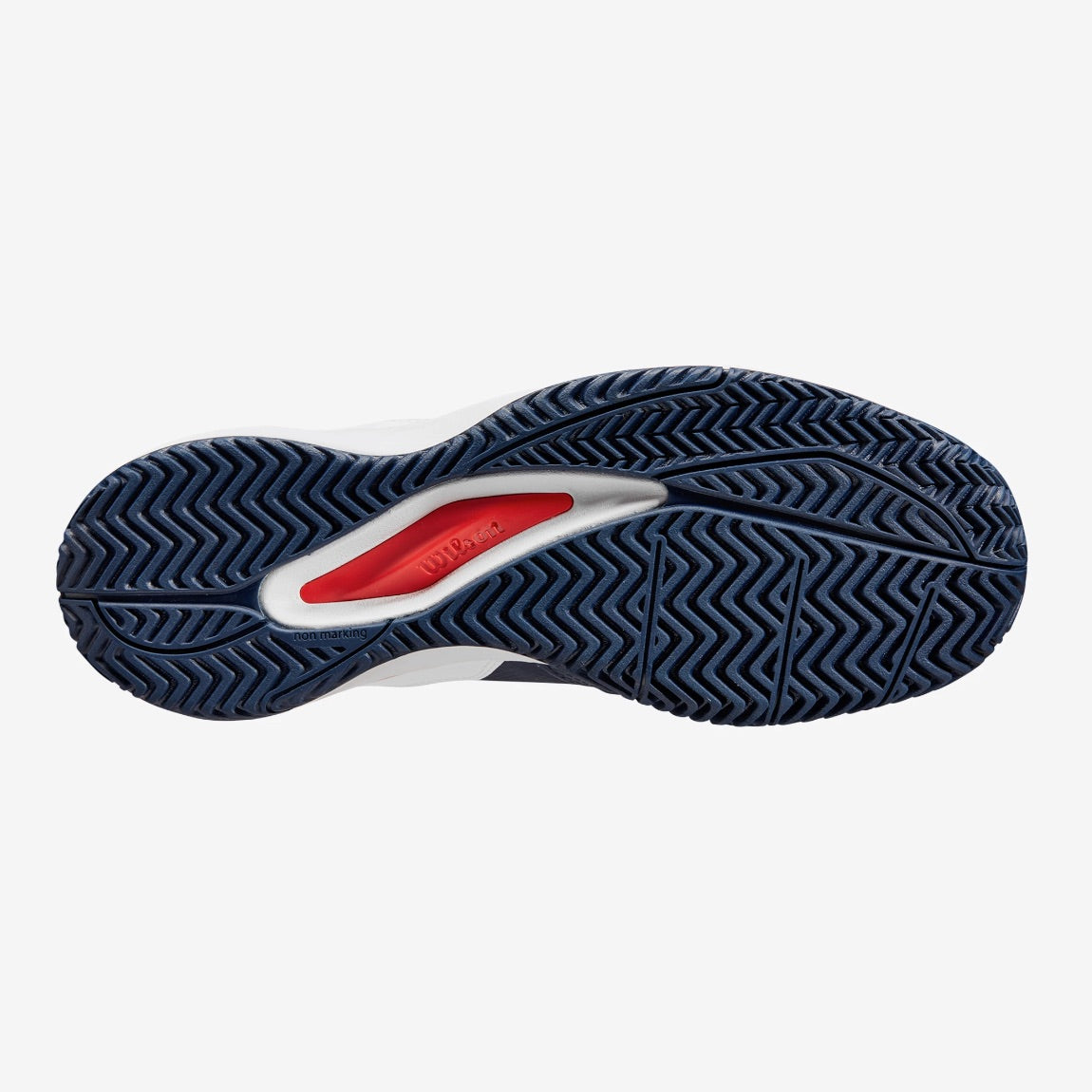 Wilson Rush Pro Ace Navy Blazer/White/Red Men's Shoe