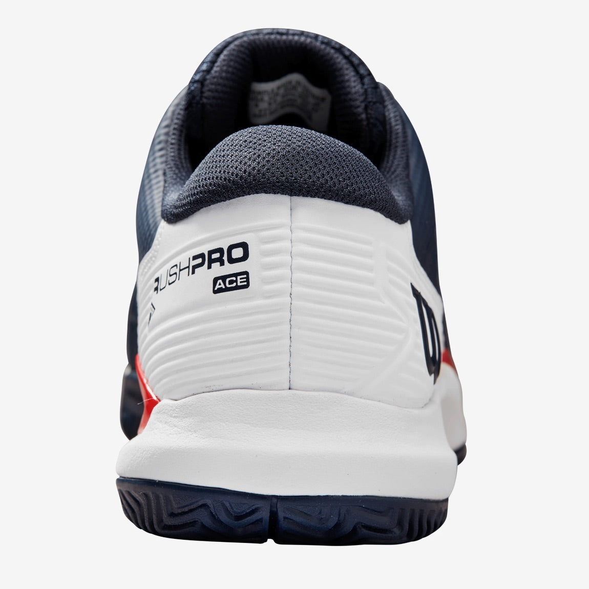 Wilson Rush Pro Ace Navy Blazer/White/Red Men's Shoe