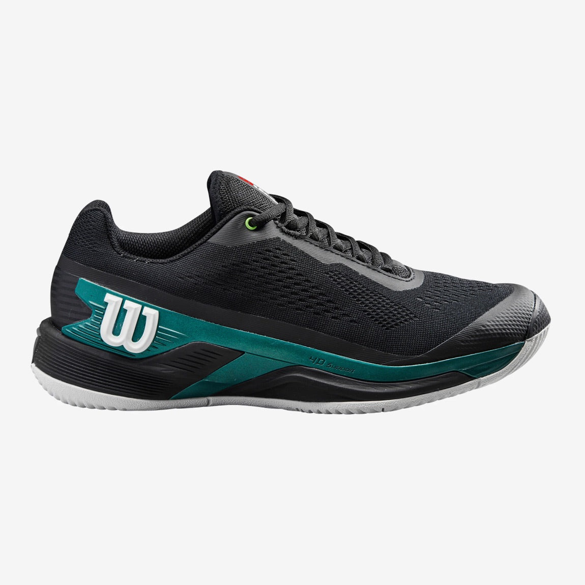 Wilson Rush Pro 4.0 Blade Black/Black/Teal Blue Men's Shoe