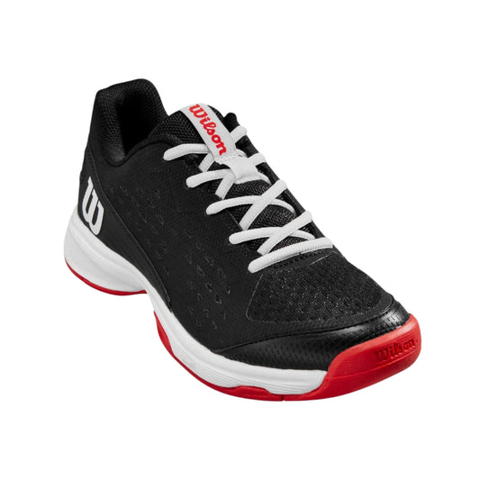 Wilson Rush Pro L Black/Red Junior Shoe
