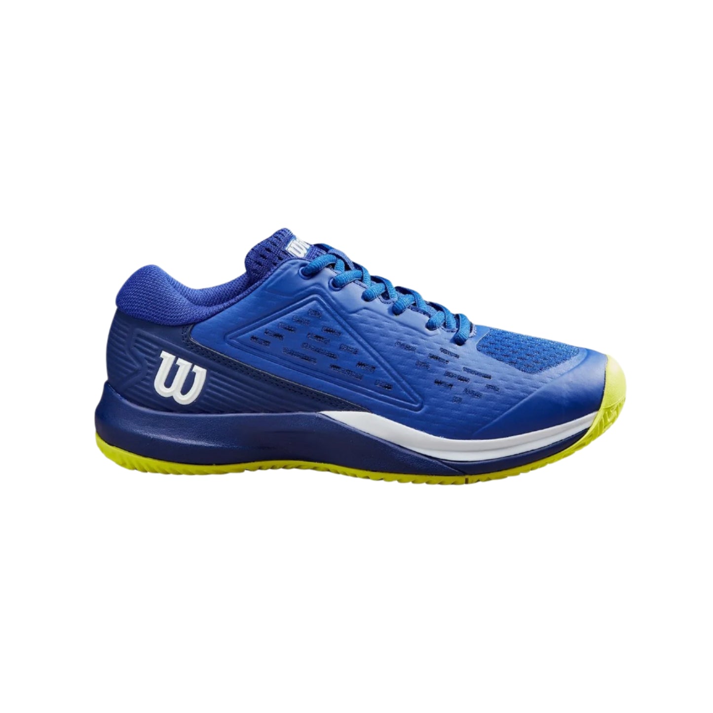Wilson Rush Pro Ace Blue/Yellow Junior Shoe