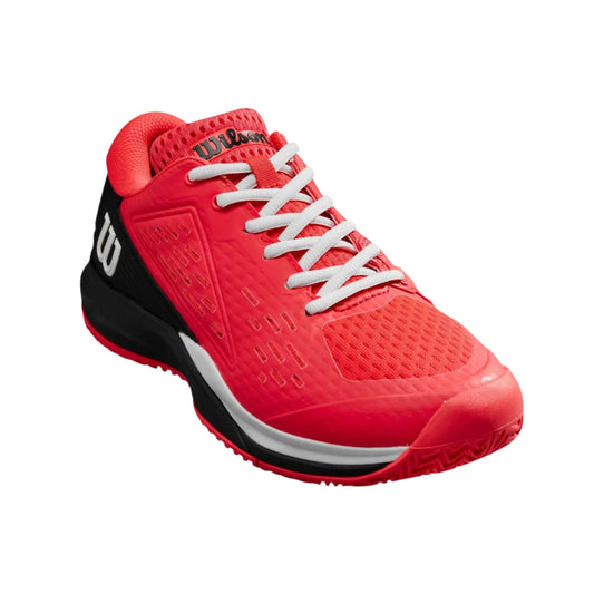 Wilson Rush Pro Ace Pink/Black Junior Shoe
