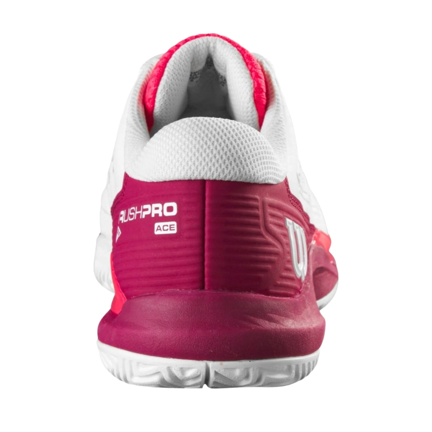 Wilson Rush Pro Ace White/Red Junior Shoe