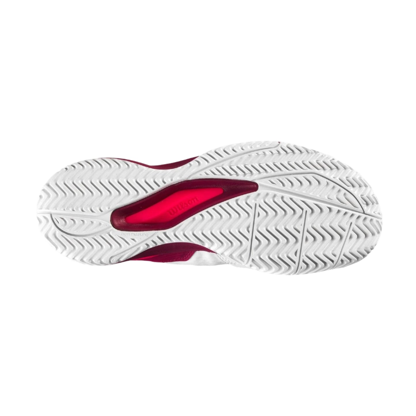 Wilson Rush Pro Ace White/Red Junior Shoe
