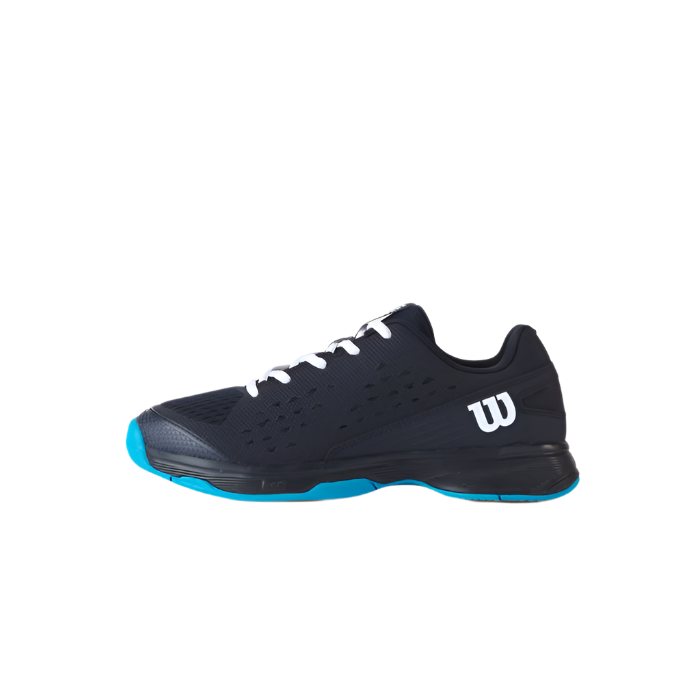 Wilson Rush Pro L Navy/White/Blue Junior Shoe