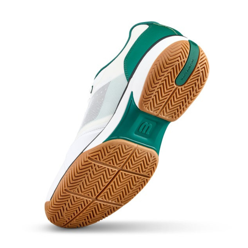 Wilson Rush Lite 5 White/Green/Gum Men's Shoe