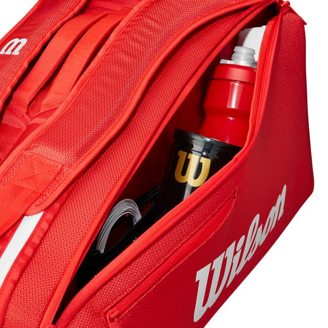 Wilson Super Tour Red 6-Pack Tennis Bag