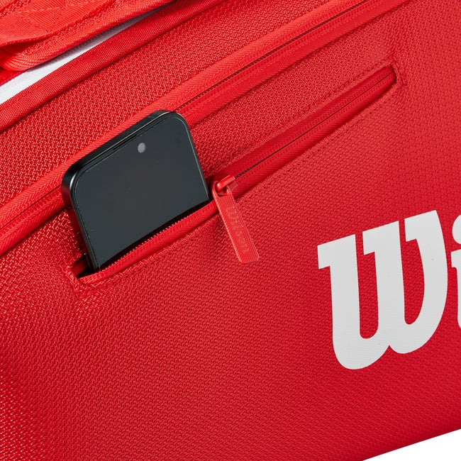 Wilson Super Tour Red 6-Pack Tennis Bag