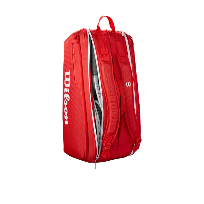Wilson Super Tour Red 9-Pack Tennis Bag