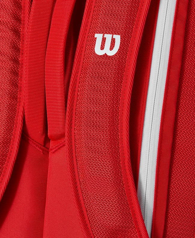 Wilson Super Tour Red 9-Pack Tennis Bag