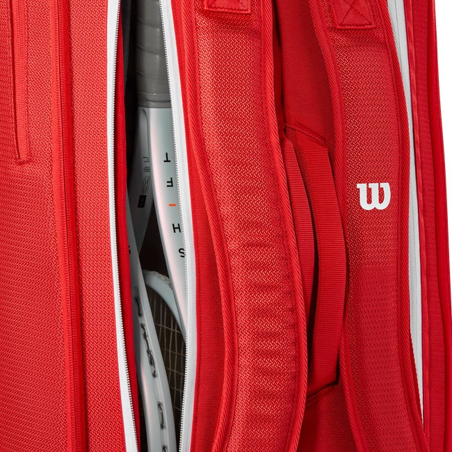 Wilson Super Tour Red 9-Pack Tennis Bag