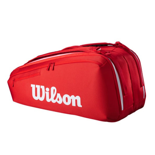 Wilson Super Tour Red 9-Pack Tennis Bag