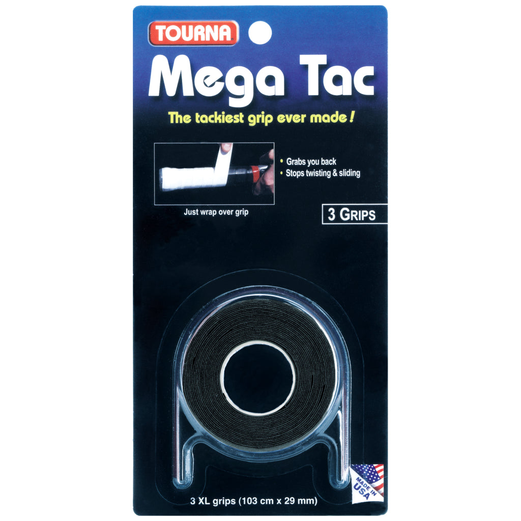 Tourna Mega Tac Overgrip - 3 Pack