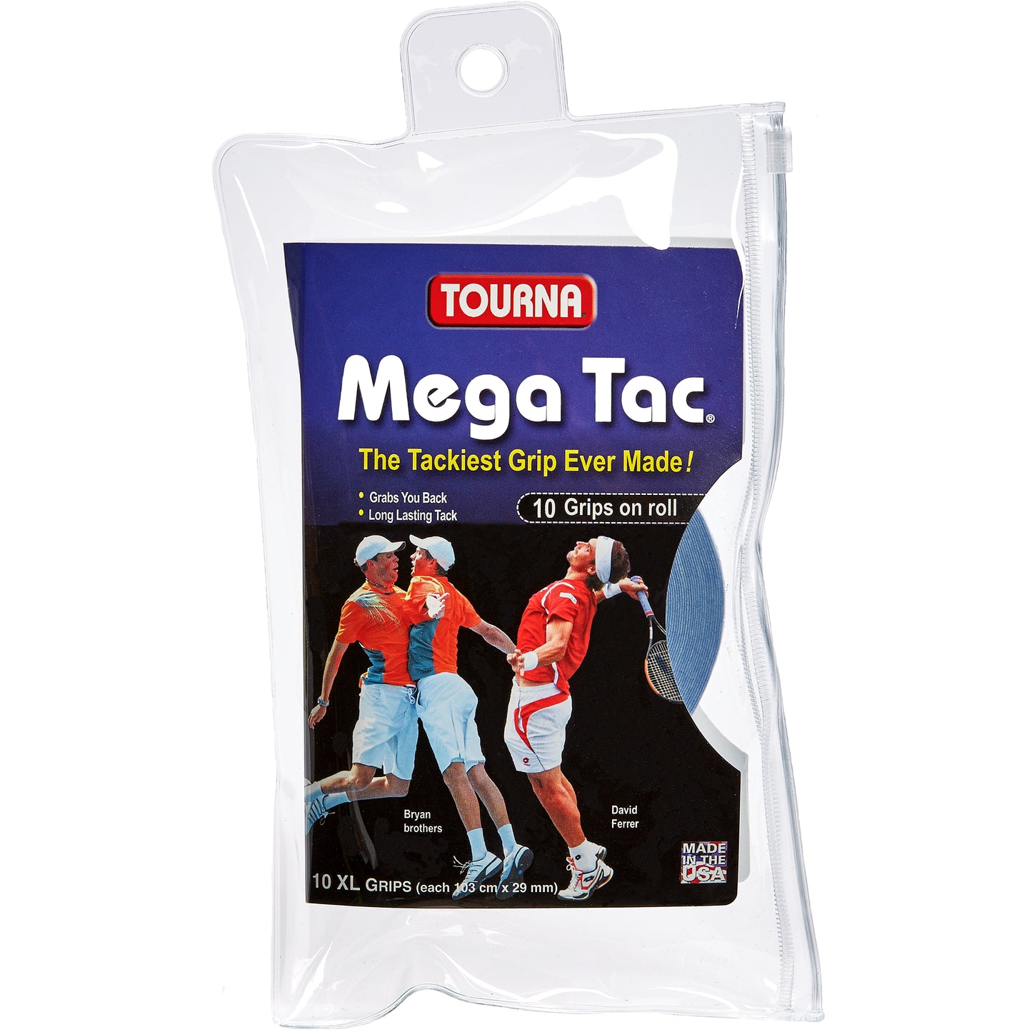 Tourna Mega Tac Overgrip - 10 Pack