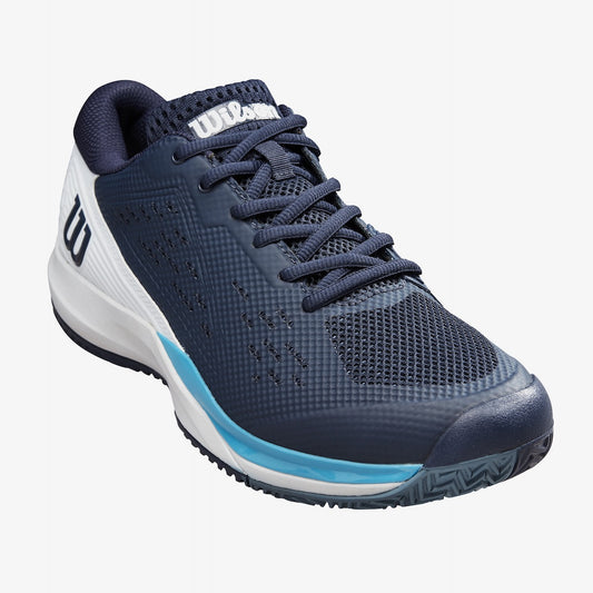 Wilson Rush Pro Ace Navy Blazer/White/Blue Atol Men's Shoe