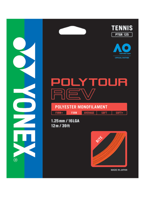 Yonex PolyTour Rev - Bright Orange