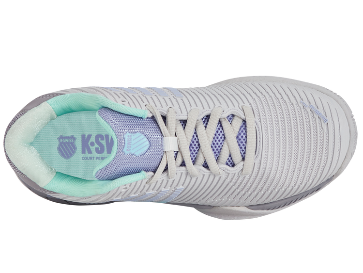 KSwiss Hypercourt Express 2 Cloud/Gray/Purple Women's Shoe