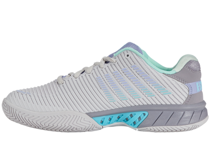 KSwiss Hypercourt Express 2 Cloud/Gray/Purple Women's Shoe