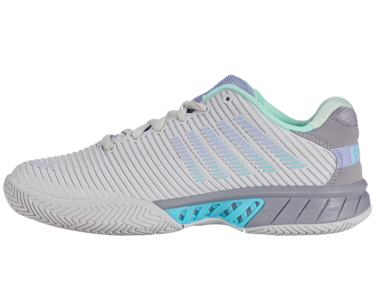 KSwiss Hypercourt Express 2 Cloud/Gray/Purple Women's Shoe