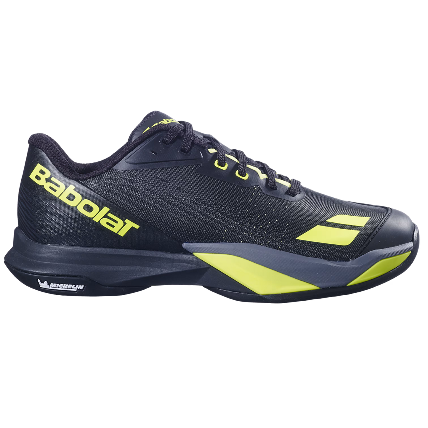 Babolat Jet Mach 4 Black/Yellow Men's Shoe