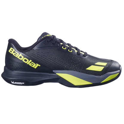 Babolat Jet Mach 4 Black/Yellow Men's Shoe