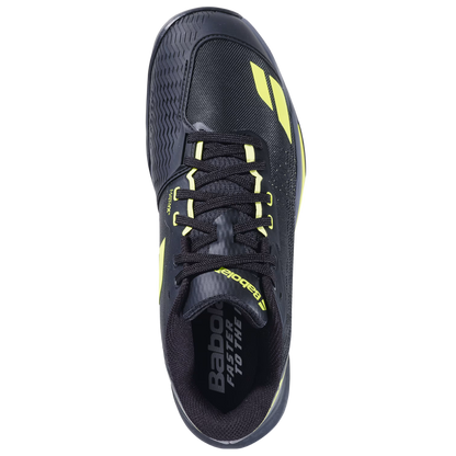 Babolat Jet Mach 4 Black/Yellow Men's Shoe