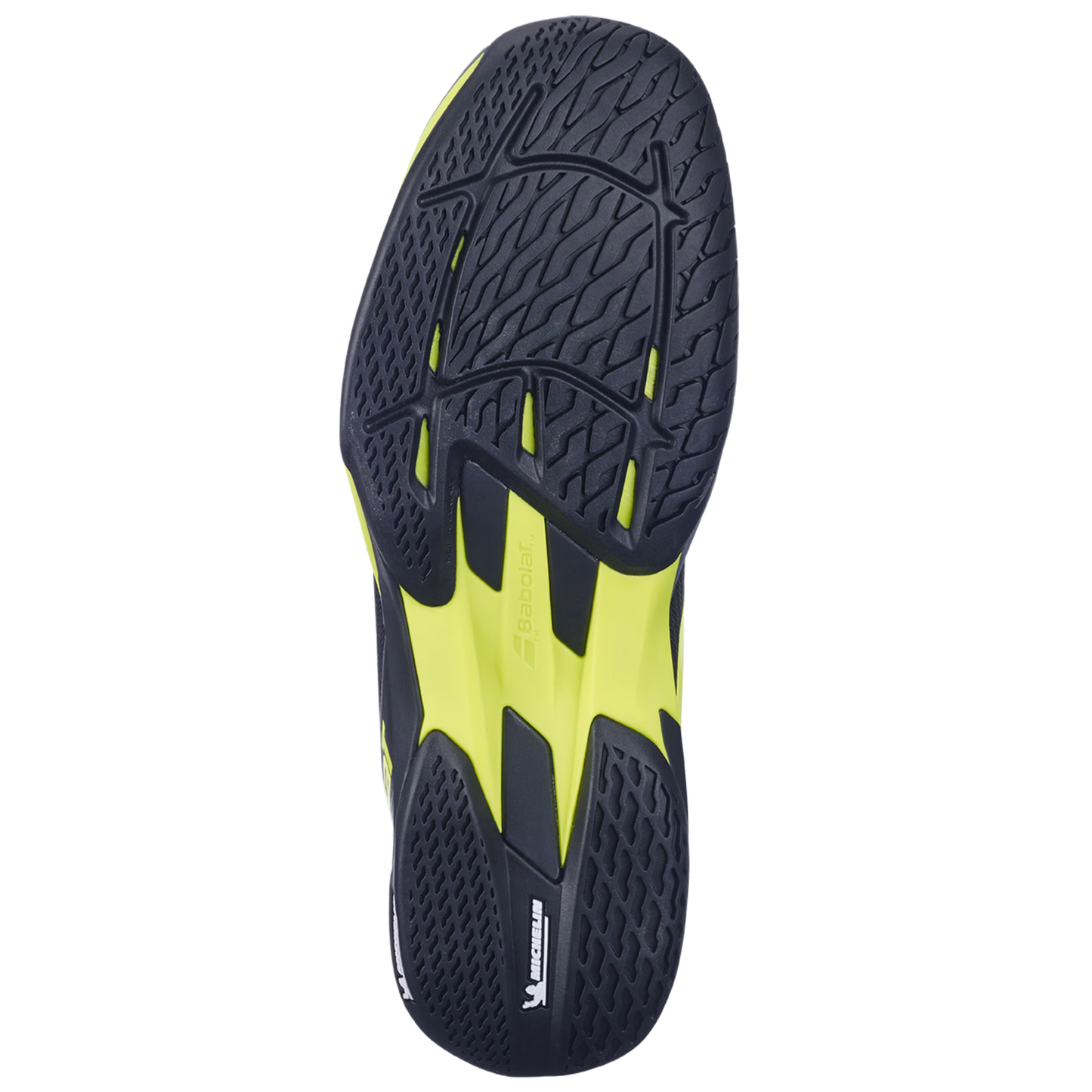 Babolat Jet Mach 4 Black/Yellow Men's Shoe