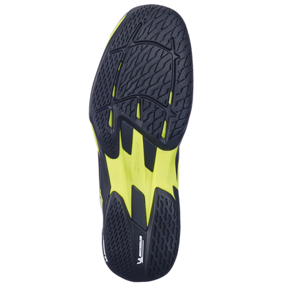 Babolat Jet Mach 4 Black/Yellow Men's Shoe
