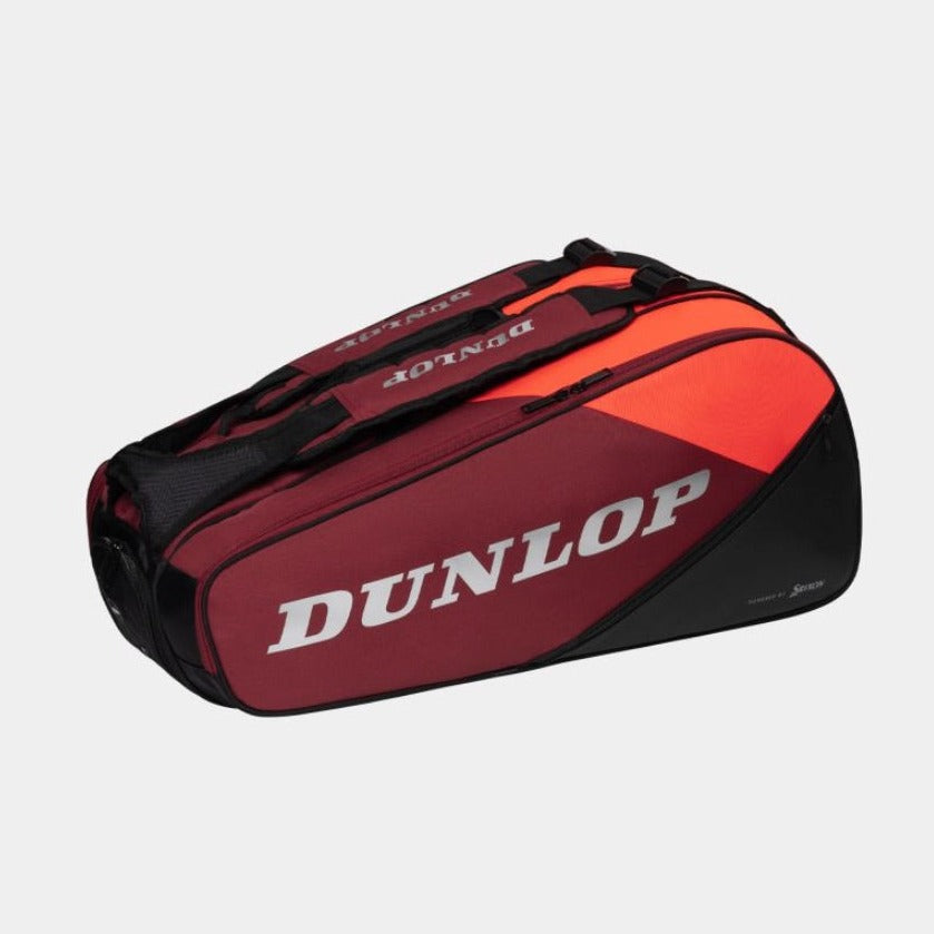 Dunlop CX Performance 8 Racquet Thermo Tennis Bag - Black/Red