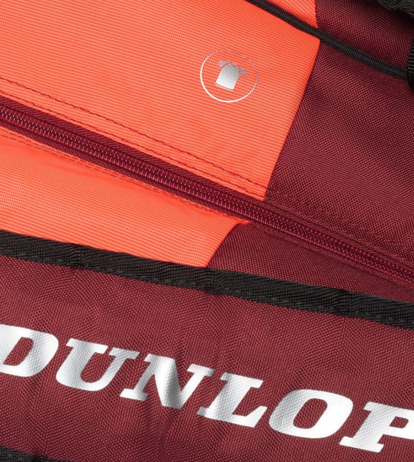 Dunlop CX Performance 8 Racquet Thermo Tennis Bag - Black/Red