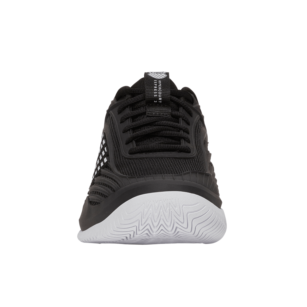 KSwiss Hypercourt Express 3 2E (Wide) Black/White Men's Shoe